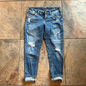 Silver Miko med wash capri